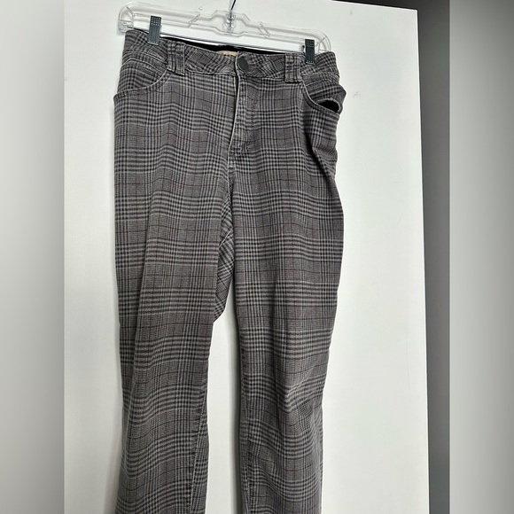Democracy Ab Technology Gray Plaid Jeans Size 18 - Picture 3 of 11